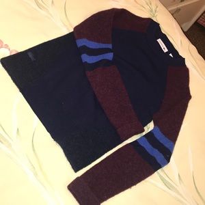 Navy Lacoste wool sweater